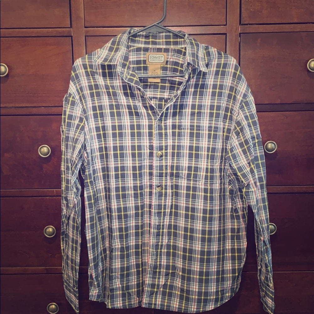 Flannel type button down from Schmidt workwear.